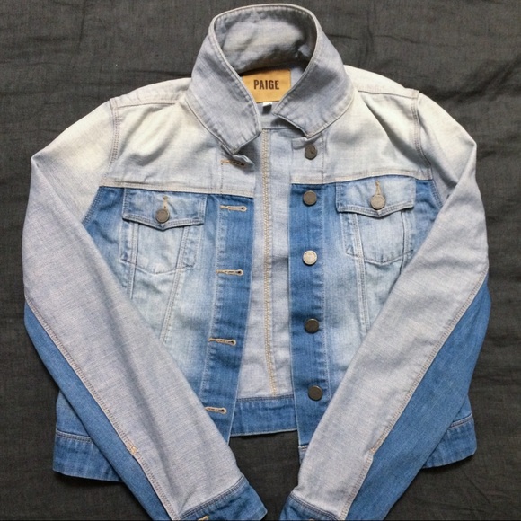 PAIGE Jackets & Blazers - PAIGE Ombré Denim Jacket